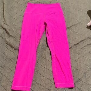 Lululemon Athletica Hot Pink Leggings 23”